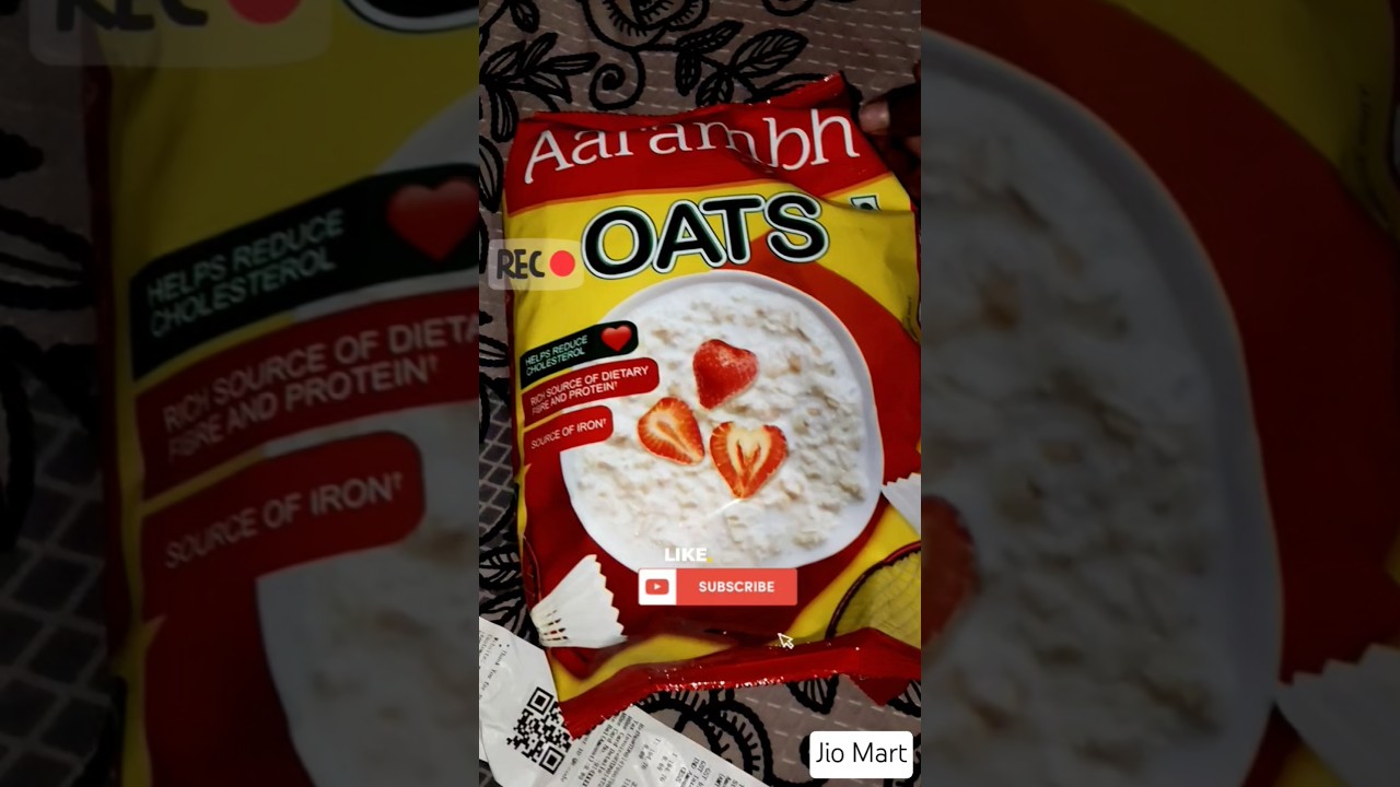 aarambh rolled oats 1kg⚠️⚠️ || Jiomart quick 