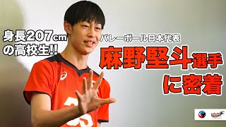東山高校 男子バレーボール部 ユニフォーム 日本代表の麻野堅斗選手着用 麻野堅斗（東山高3年） | 月バレ.com【月刊バレーボール】