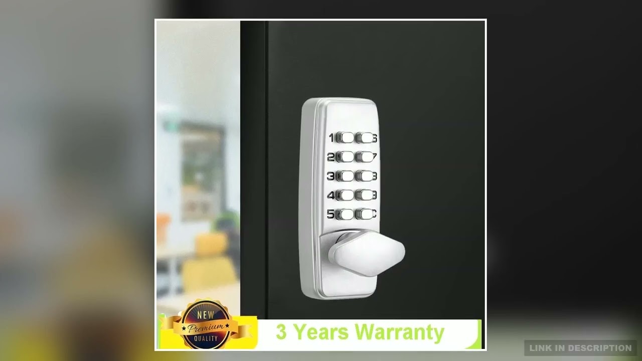 Universal Mechanical Interiorroom Door Smart Lock Kit Keyless Knob Keyboard Numeric Code Password