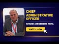 Faculty Spotlight | Dr. Khalid Mansoor Samadi | Chief Administrative Officer Sharda University Agra