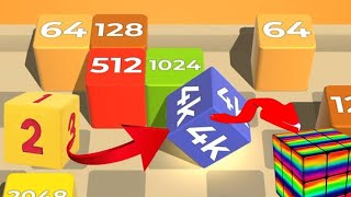 Roll a Cube 2048 | roll cube 2048 - math game 2048 cool puzzle 🧩 video games screenshot 5