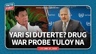 ICC probe sa Duterte drug war TULOY na