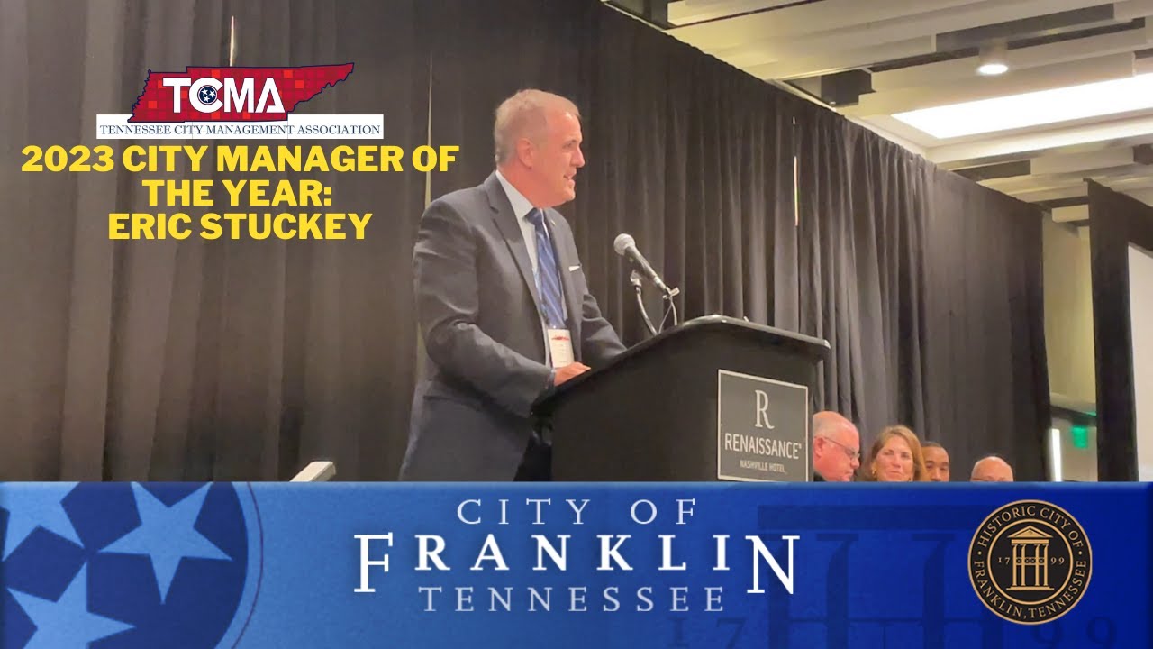 Tennessee City Management Association 2023 City Manager of the Year