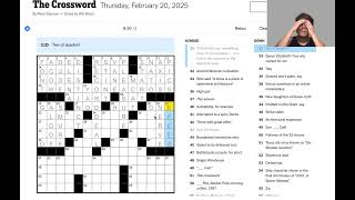 NYT Crossword - Thursday, 2025/02/20 - Gas relief is fake news