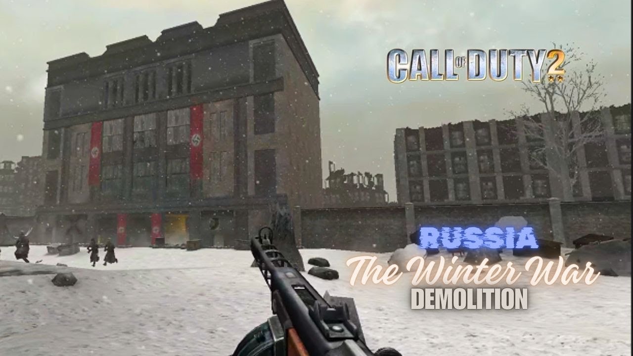 Cod2 Winter CALL OF DUTY 2 GAMEPLAY - RUSSIA » The Winter War: Demolition | Lets ...