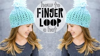 Finger Looping Hat Instructions