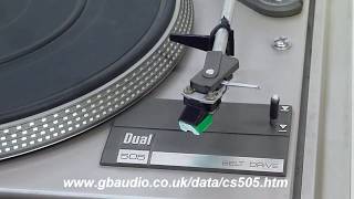 3. Dual CS505 - How to remove the headshell and replace the stylus