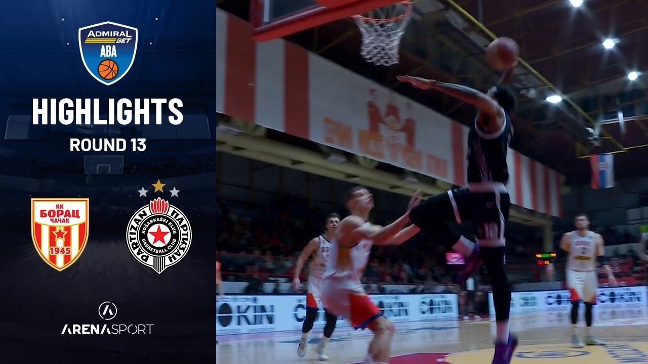 Borac - Partizan 91:106 | ADMIRALBET ABA LIGA (13. kolo) | 03. januar 2026.