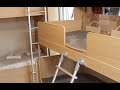 Using the Fold Out Bunk in a Touring Caravan