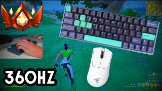 SMOOTH [360HZ] 🤩 Solo Ranked ⭐ Satisfying Keyboard Clicks