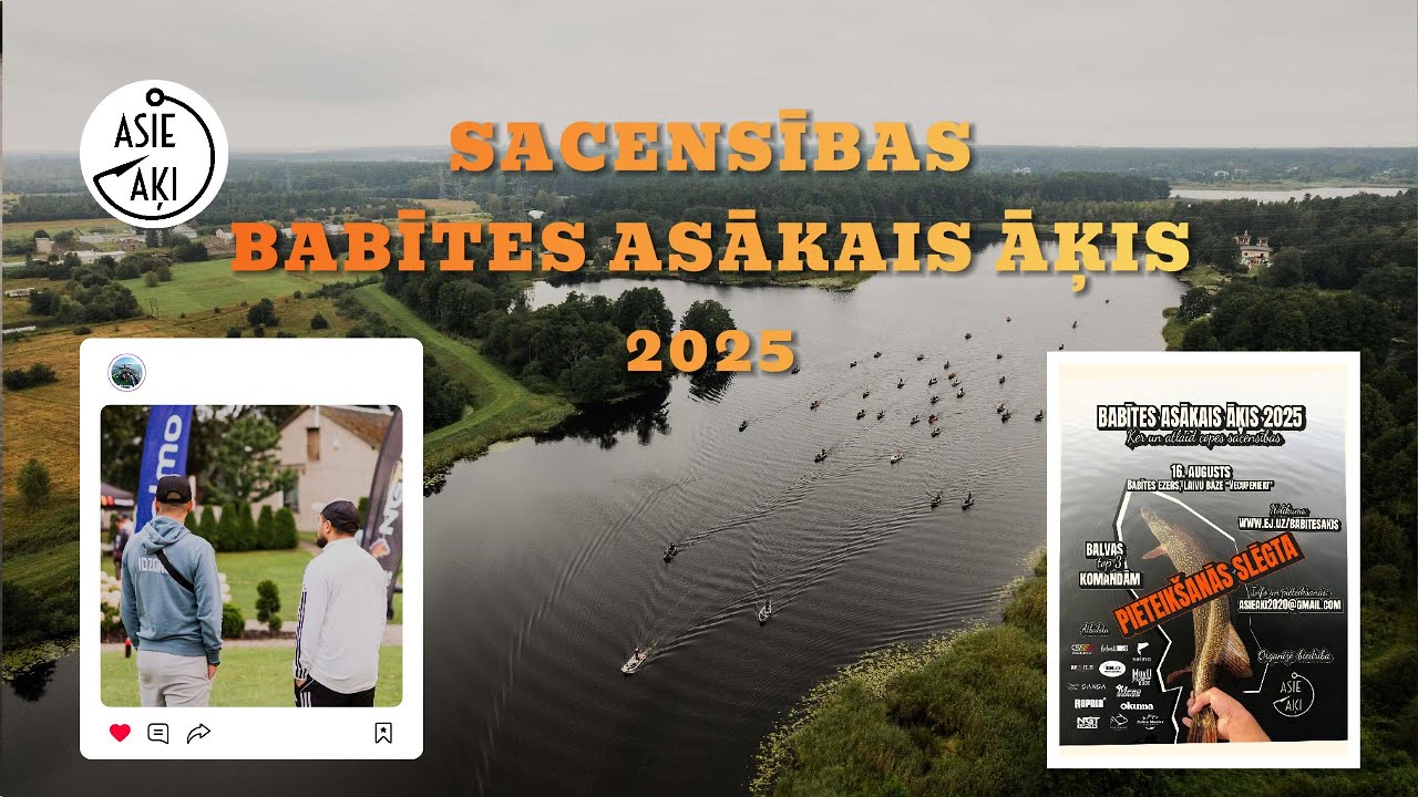 Superīgas sacensības Babītes ezerā. Asākais Āķis 2025. Vai improvizācija nostrādāja? Big fish 116cm!