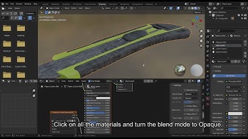 Blender FBX model Transparent after import