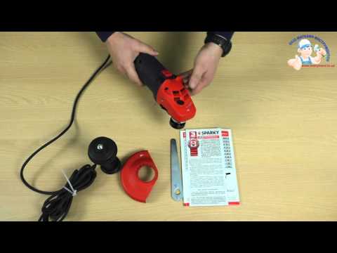 Обзор угловой шлифмашинки SPARKY M 1050Е HD (болгарка)