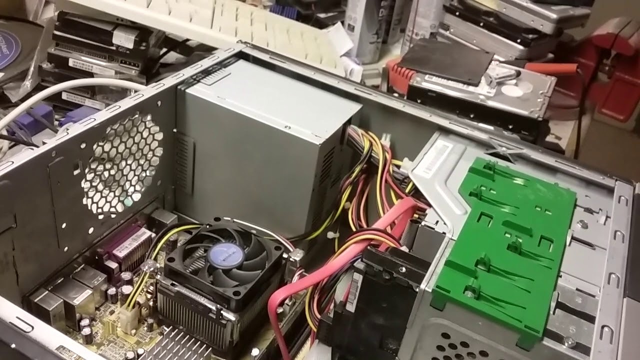 Full Parts Overhaul of a Compaq Presario S4000NX - YouTube