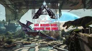 modded Ark extinction episode 2 house upgrade and dinos