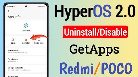 How to Disable or Uninstall GetsApp Application in Redmi | Poco | Xiaomi | GetsApp कैसे बंद करें