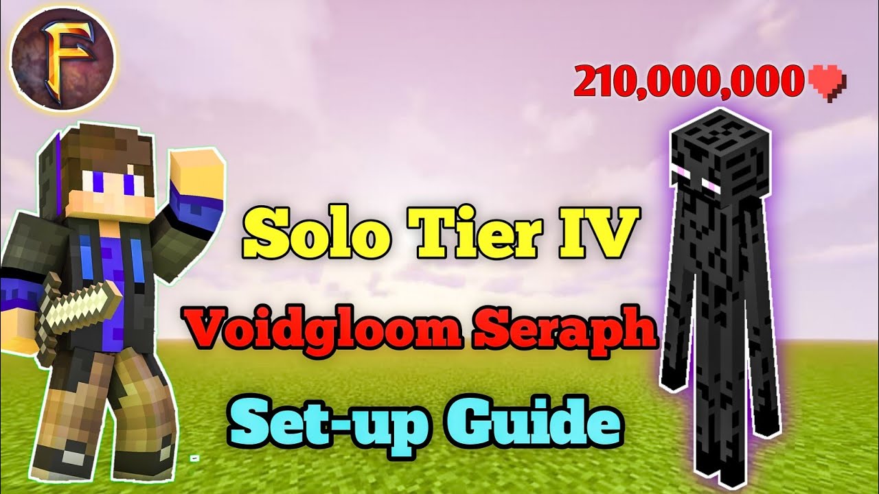How to Kill Solo T4 Enderman Slayer (Voidgloom Seraph) in Fakepixel Skyblock | Full Setup Guide