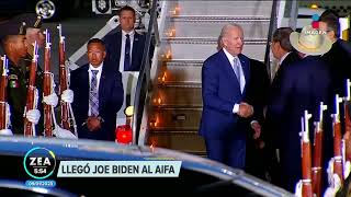 Joe Biden llega a México y aterriza en el AIFA | Noticias con Francisco Zea