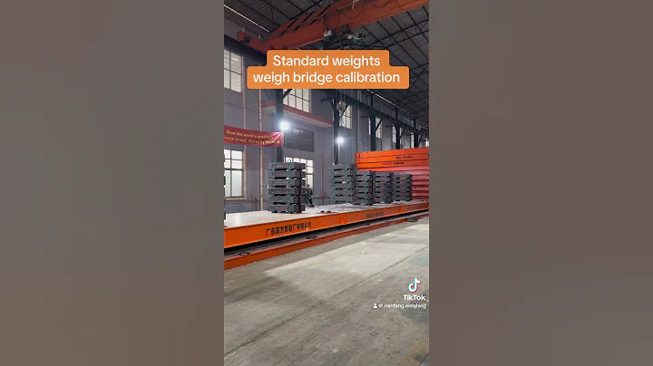 Standard weights for weigh bridge calibration #weighbridge #scales #truckscale #floorscale #port