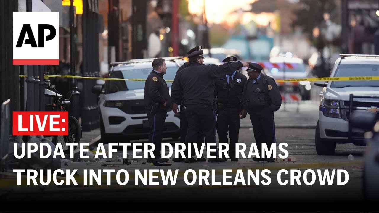 LIVE: Press conference after driver rams truck into New Orleans crowd, killing 10