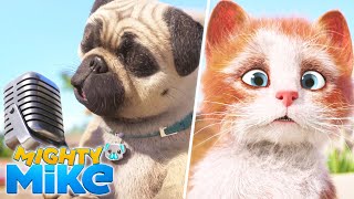 MIGHTY MIKE 🐶 Crooner Mike 🎙️ Episode 07 - Full Episode - Cartoon Animation for Kids