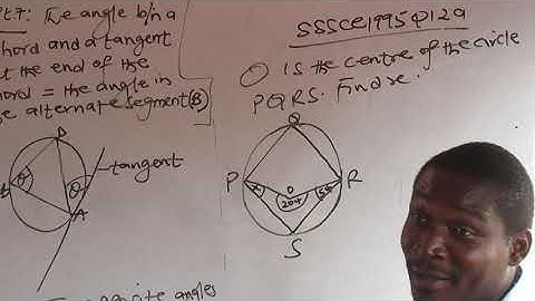 PLANE GEOMETRY 6- CIRCLE THEOREM 2