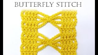 How to Crochet Butterfly Stitch