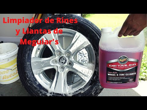 Очиститель шин и колесных дисков - Meguiar`s Detailer Non-acid Wheel & Tire Cleaner 3,79 л. (D14301), видео 2