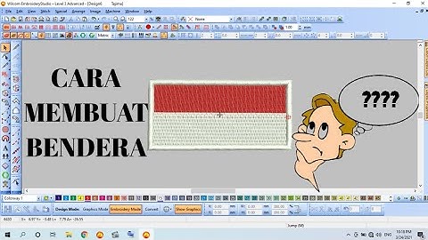 BELAJAR WILCOM BAB 5 ( CARA MEMBUAT BENDERA DI WILCOM E2 )