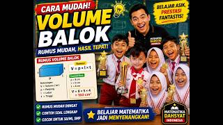 Cuma 1% yang Tahu! Cara Tercepat Mencari Volume Balok Tanpa Takut Lupa Rumus!