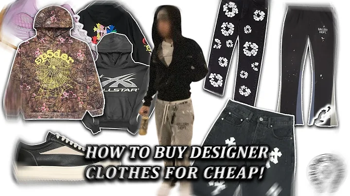 HOW TO GET DESIGNER CLOTHES FOR CHEAP | Chrome Hearts, Hellstar, LV, Gallery Dept & MORE✈️‼️