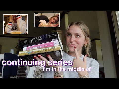 continuing series I have started || new authors, fav series, surprise reads