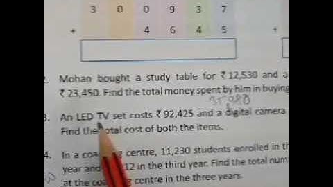 Class 4 Maths Chapter 2 Addition and Subtraction.
