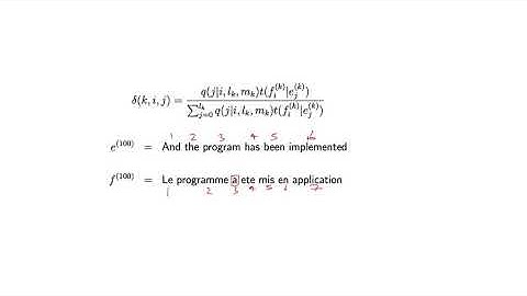 11 - 7  The EM Algorithm for IBM Model 2 (Part 3)