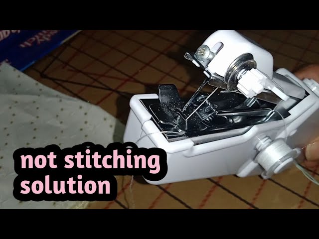 Máquina de coser portátil, como usar 