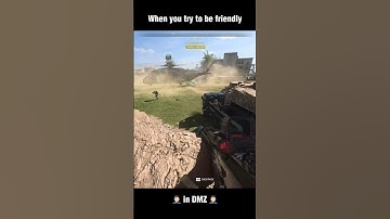 When you TRY to be FRIENDLY in DMZ #dmz #callofduty #shorts #warzone2 #mw2 #modernwarfare2 #cod