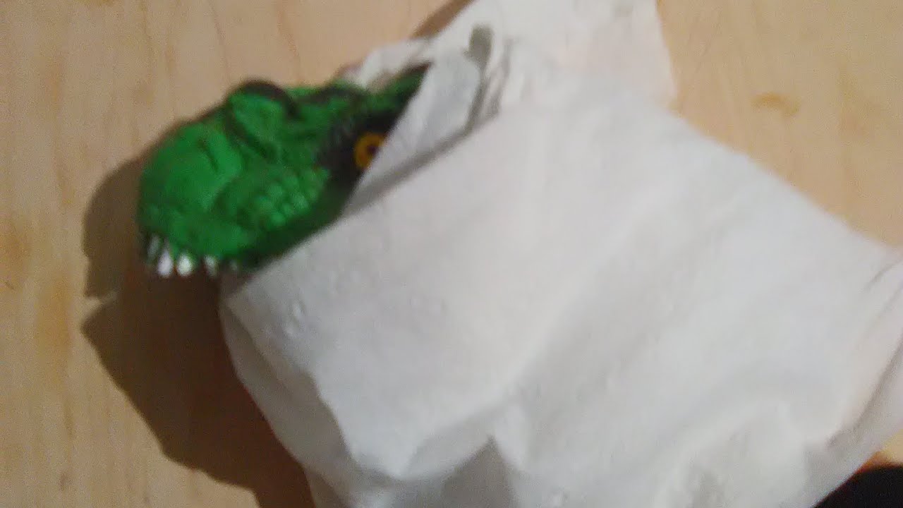 Dino Puppet gets injured! - YouTube