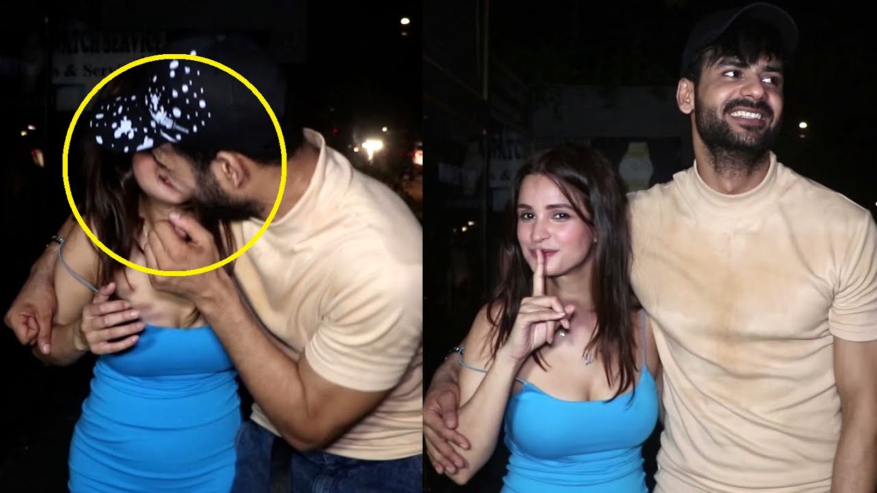 Vishal Aditya Singh Openly Kiss ðŸ’‹ To Actress Chetna Pande In Front Of  Media Went Viral In Seconds. - YouTube