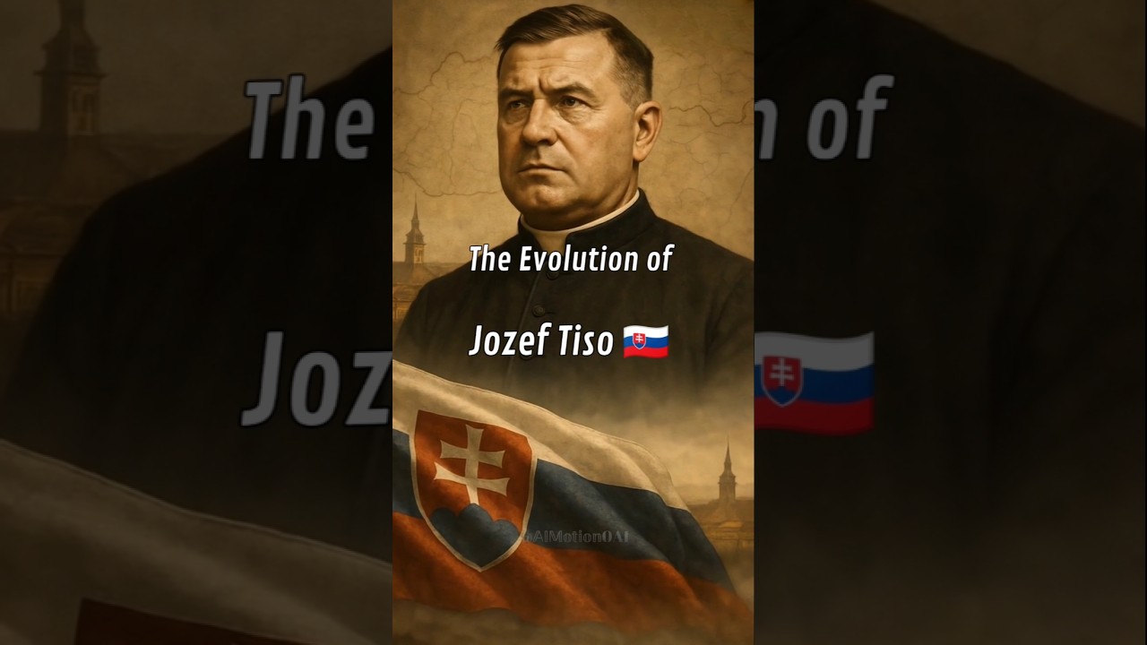 The Evolution of Jozef Tiso 🇸🇰 | Slovakia’s Controversial Leader in 60 Seconds! 