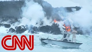 Fast-moving lava from volcano flows into Pacific Ocean Wealth