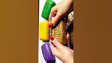 ASMR SOAP CRUSHING | No Talking | Relaxing Crunchy Sounds #asmr #shorts #soap #satisfying