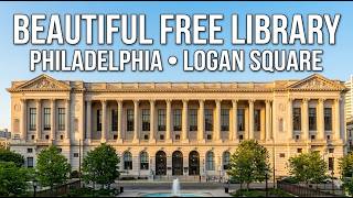 The Most Beautiful Library 📚in Philadelphia? | Free Library of Philadelphia Parkway Tour
