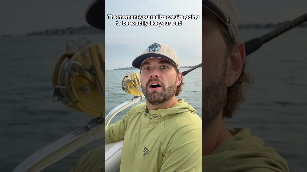 When you hook a dad joke so legendary, your whole ​⁠@ColumbiaSportswear look levels up 🎣👴