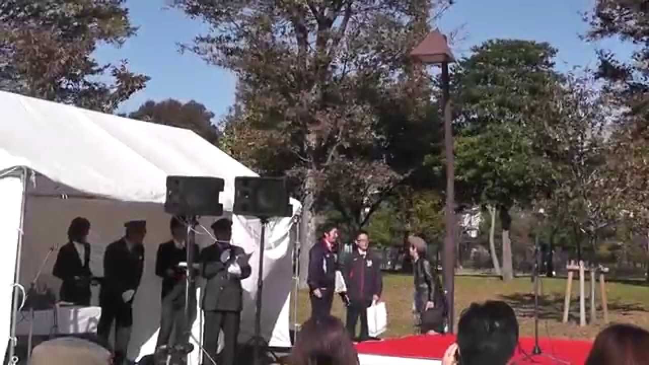 20121118 つばさんぽ つば九郎　舎人公園駅１日駅鳥