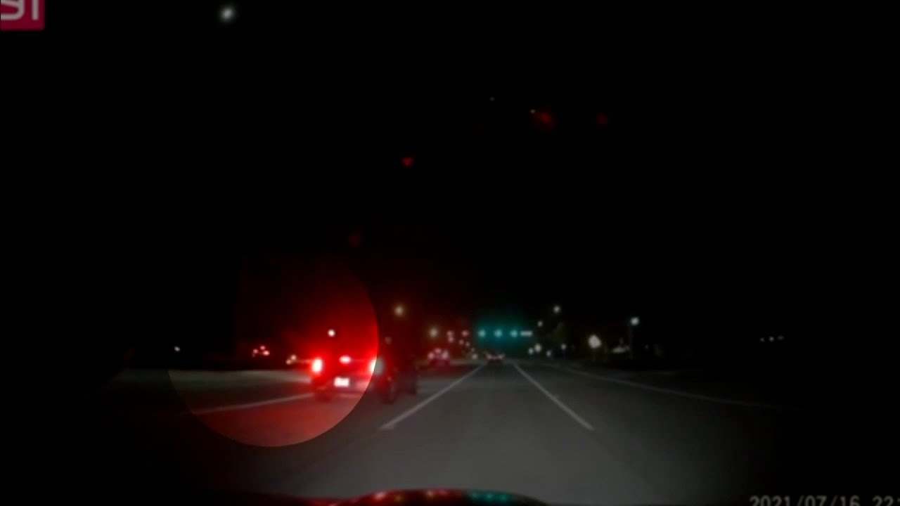 Elderly woman injured in hit and run crash captured on dash cam - YouTube