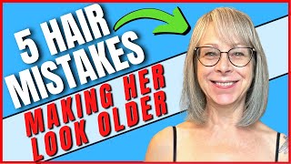 Hair Mistakes That Age You Faster // SIMPLE FIX TO COMMON MISTAKES! #hairstyle #youthful