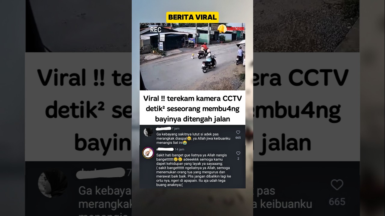 Bayi dibuang ditengah jalan 😭 
