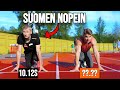 100m pikajuoksua suomen nopeimman miehen kanssa  ft samuli samuelsson