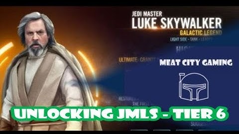 SWGOH // Unlocking Jedi Master Luke Skywalker - The Journey