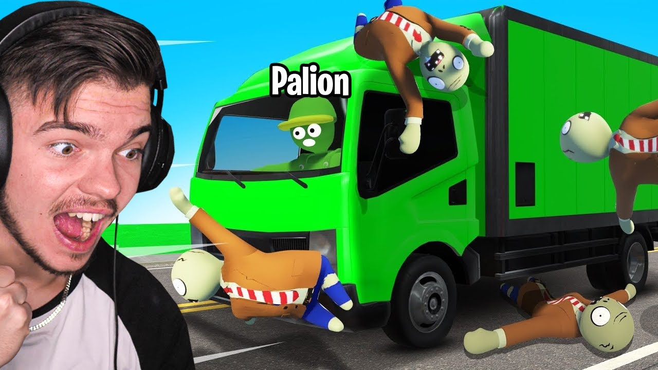 CIĘŻARÓWKA vs 1000 ZOMBIE... (Gang Beasts)